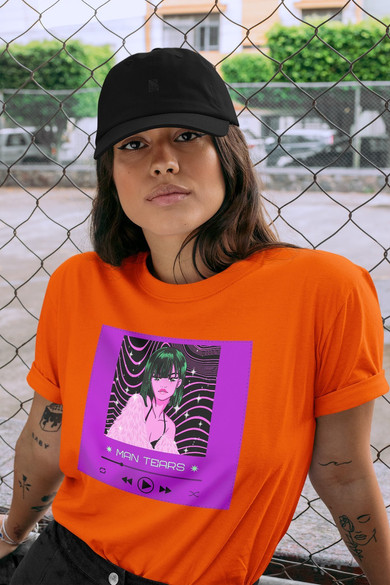 Koszulka z naszywką  Man tears