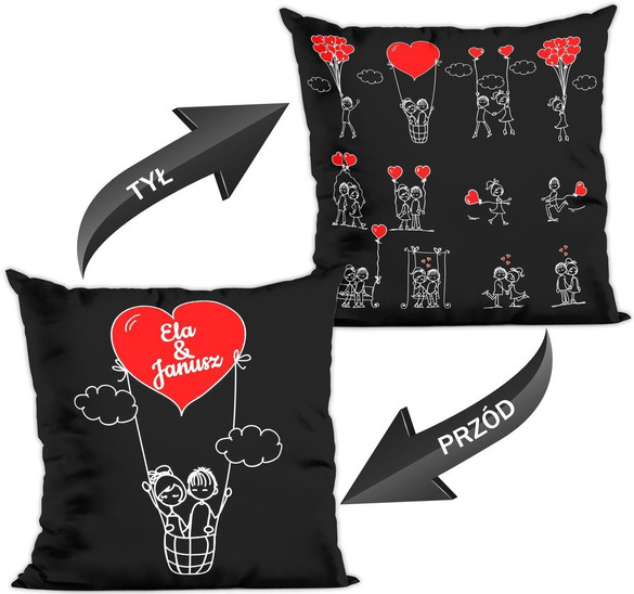 Poduszka na Walentynki DODAJ NAPIS