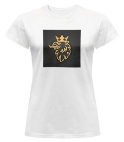 Bluzka damska z naszywką Scania logo gold