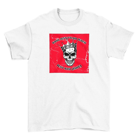 Koszulka z naszywką na Walentynki TWÓJ NAPIS