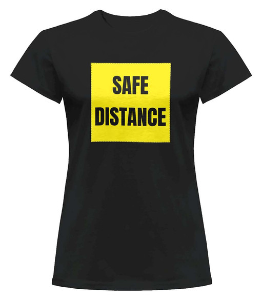 Bluzka damska z naszywką SAFE ..... Covid