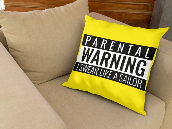 Poduszka I swear like a sailor