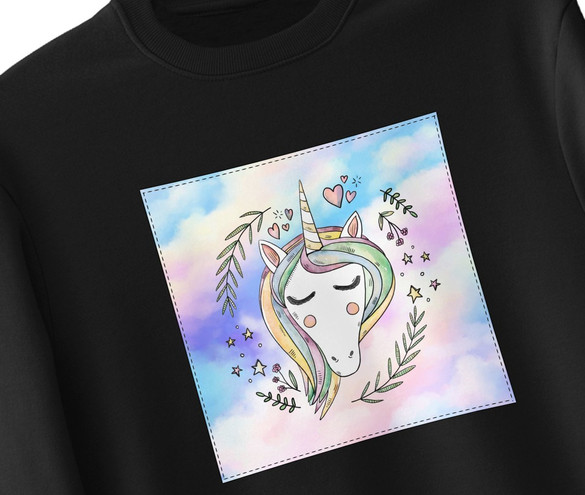 Bluza z naszywką Unicorne 01