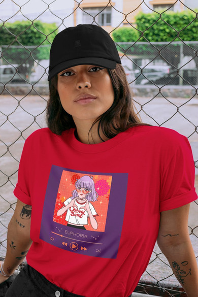 Koszulka z naszywką Euphoria