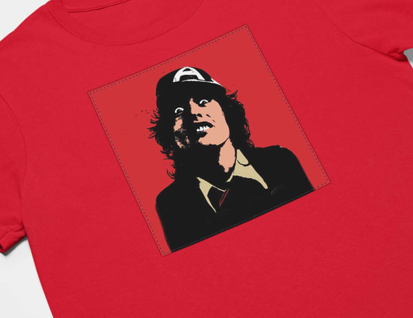 Koszulka z naszywką AC/DC Angus Young