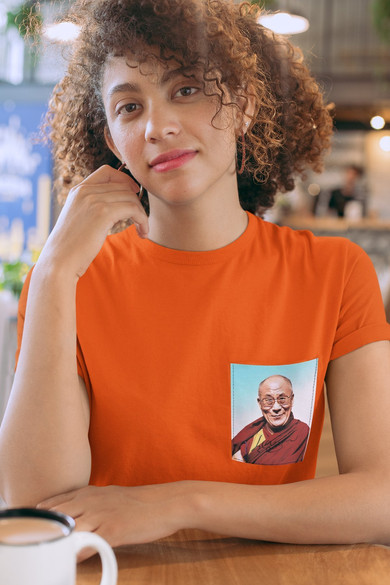 Koszulka z kieszonką DALAJLAMA 