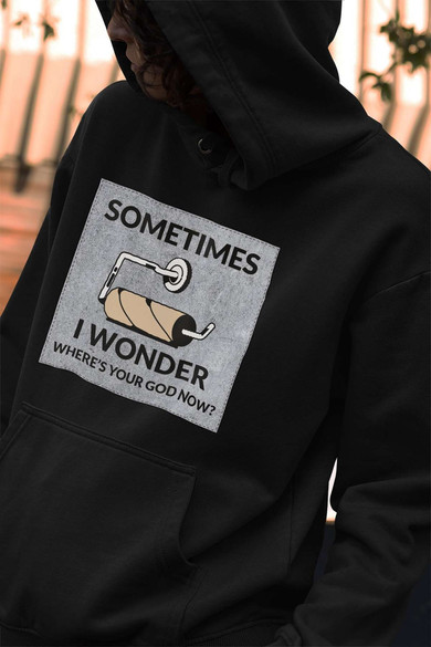 Bluza z naszywką Where's your God...