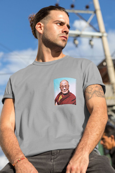 Koszulka z kieszonką DALAJLAMA