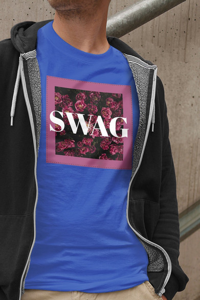 Koszulka z naszywką  SWAG