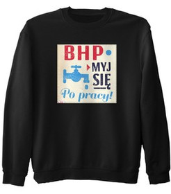 Bluza z naszywką PRL-BHP
