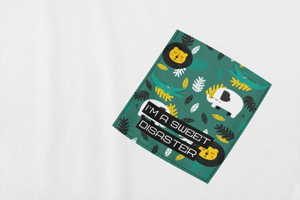 Koszulka z kieszonką SWEET DISASTER