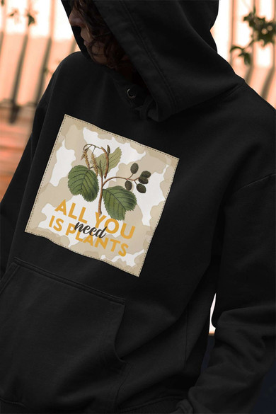 Bluza z naszywką All you need is plants
