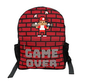 Plecak Szkolny BRICKS / GAME OVER Dodaj napis!