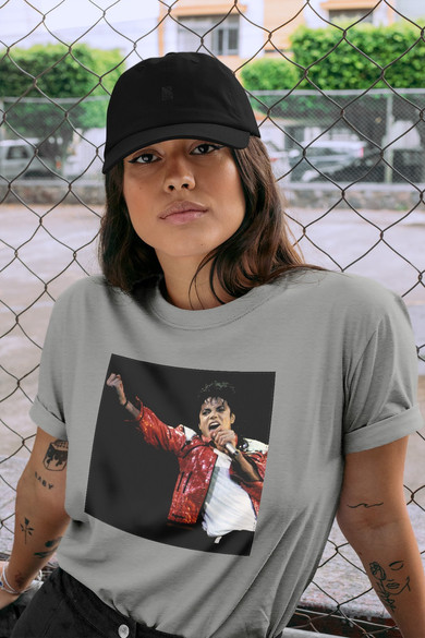Koszulka z naszywką Michael Jackson 01