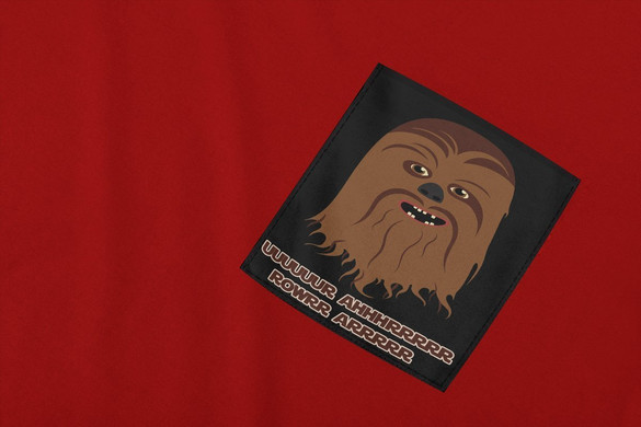 Koszulka z kieszonką Chewbacca 