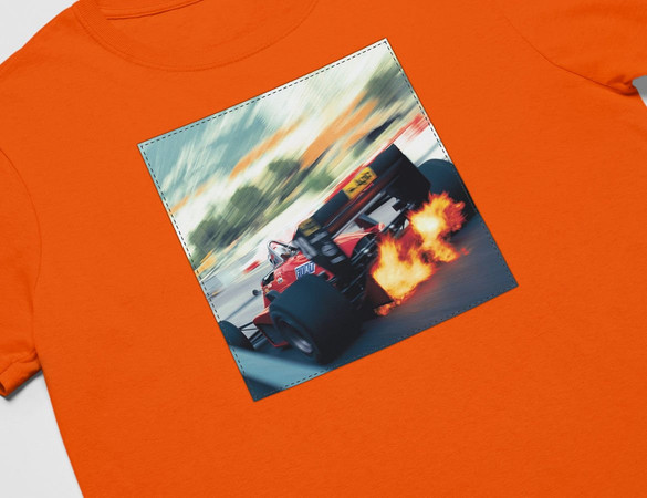 Koszulka z naszywką F1 car