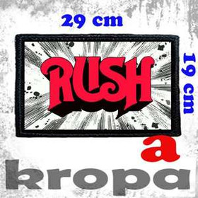 Naszywka duża na ubranie RUSH