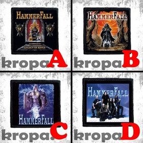 Naszywka HAMMERFALL 10 x 10 cm  Dużo Wzorów!