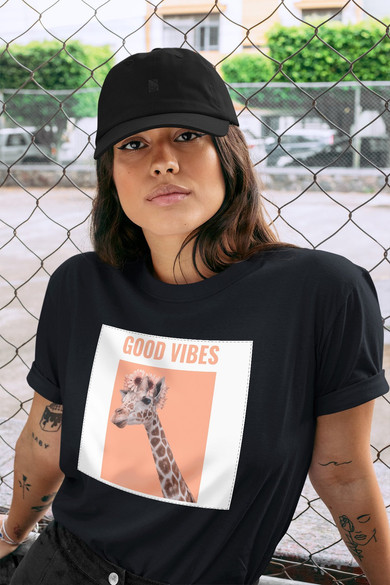 Koszulka z naszywką Good vibes