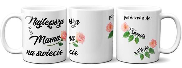 Kubek dla Mamy NAJLEPSZA MAMA + Imiona dzieci