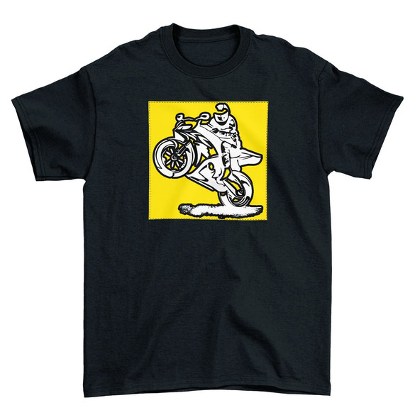 Koszulka z naszywką Lubię zapierd..lać 05