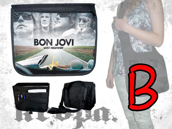 Torba szkolna na ramię JOHN BON JOVI