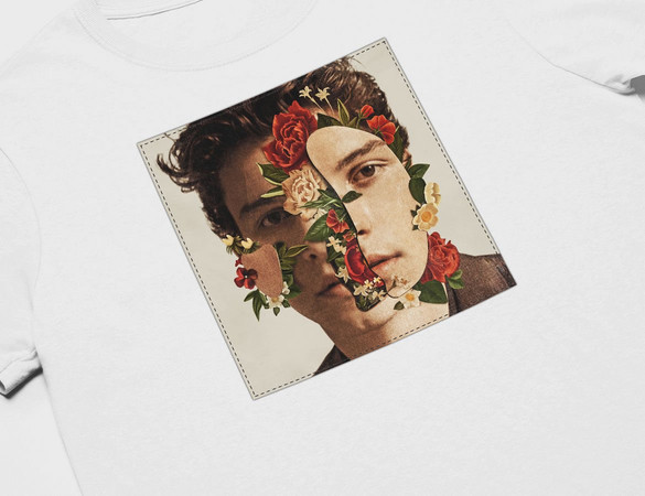 Koszulka z naszywką Shawn Mendes light