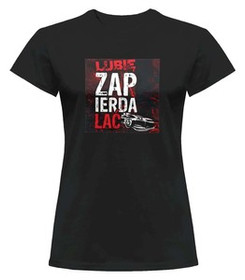 Bluzka damska z naszywką Lubię zapierd..lać 04