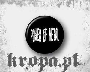 Przypinka POWER OF METAL