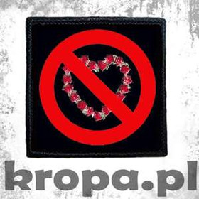 Naszywka ZAKAZ MIŁOŚCI