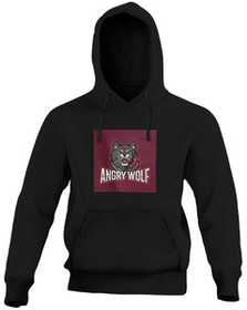 Bluza z naszywką Angry Wolf