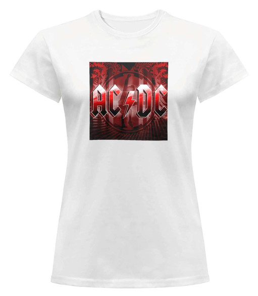 Bluzka damska z naszywką AC/DC Black Ice
