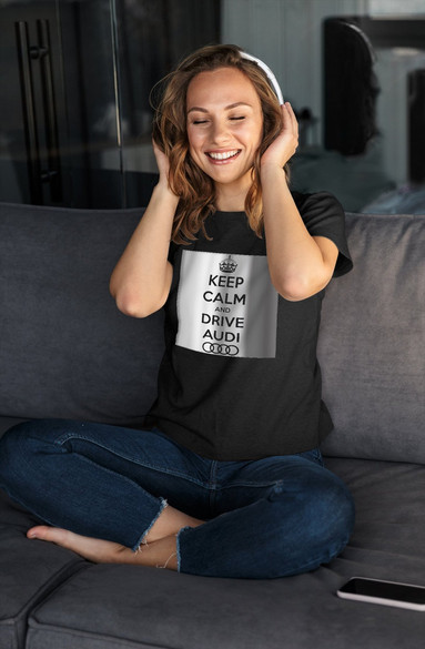 Bluzka damska z naszywką Audi Keep Calm