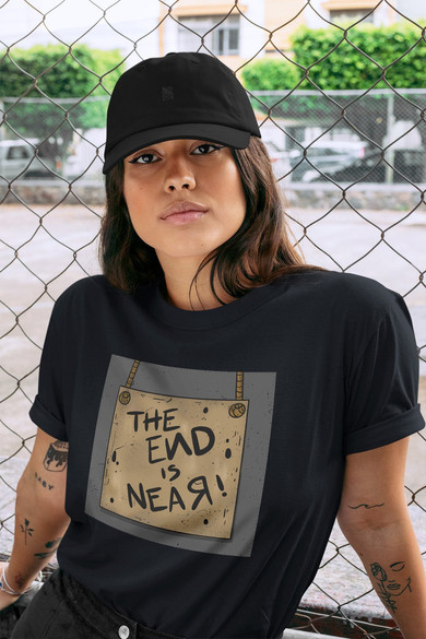 Koszulka z naszywką The end is near