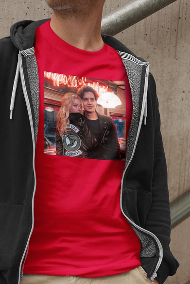 Koszulka z naszywką Riverdale Couple