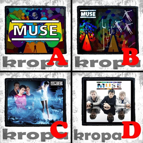 Naszywka MUSE 10 x 10 cm  Dużo Wzorów!