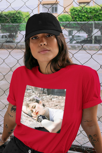 Koszulka z naszywką MADONNA young 01