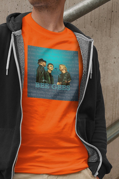 Koszulka z naszywką Bee Gees 01