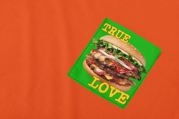 Koszulka z kieszonką LOVE BURGER