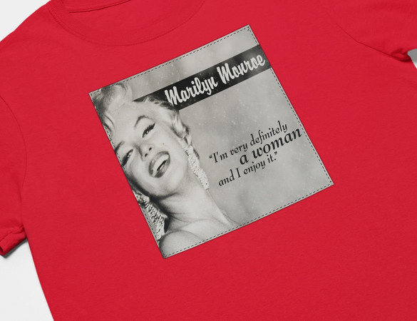 Koszulka z naszywką Marilyn Monroe 02