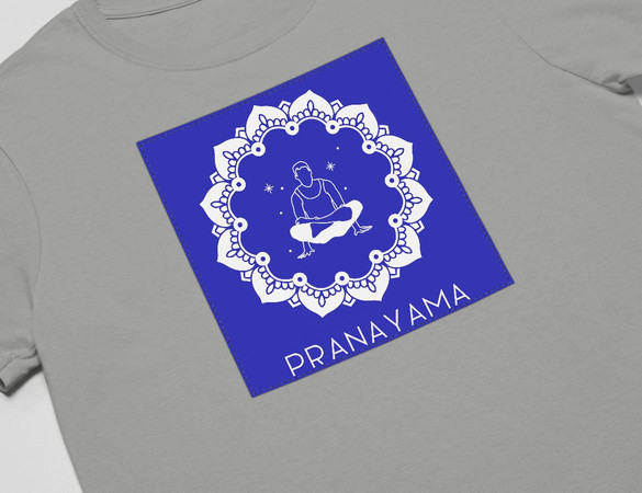 Koszulka z naszywką Pranayama