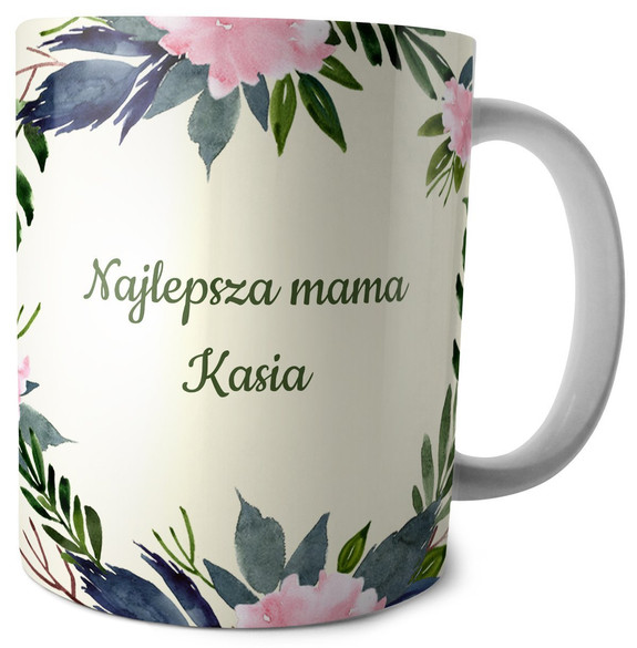 Kubek na Dzień Matki dla Mamy DODAJ NAPIS!
