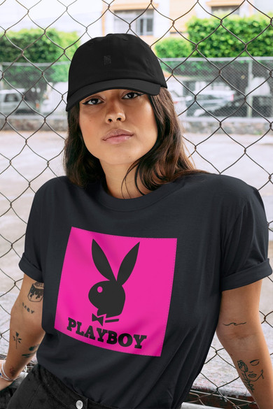 Koszulka z naszywką PLAYBOY logo