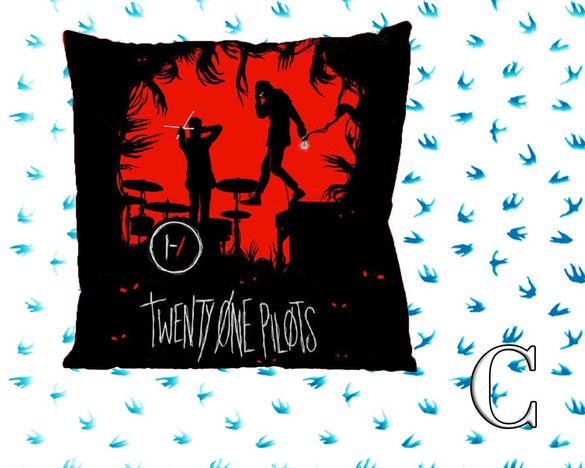 Poduszka TWENTY ONE PILOTS DUŻO WZORÓW 40 x 40 cm