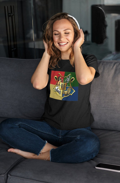 Bluzka damska z naszywką Harry Potter logo 