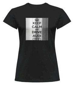Bluzka damska z naszywką Audi Keep Calm