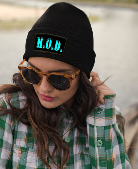 Czapka zimowa z naszywką M.O.D.
