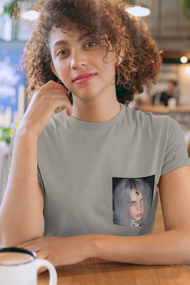 Koszulka z kieszonką BILLIE EILISH