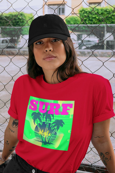 Koszulka z naszywką Surf