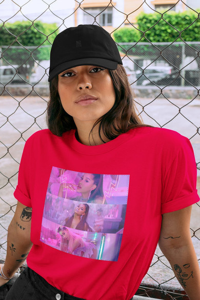 Koszulka z naszywką ARIANA GRANDE 03